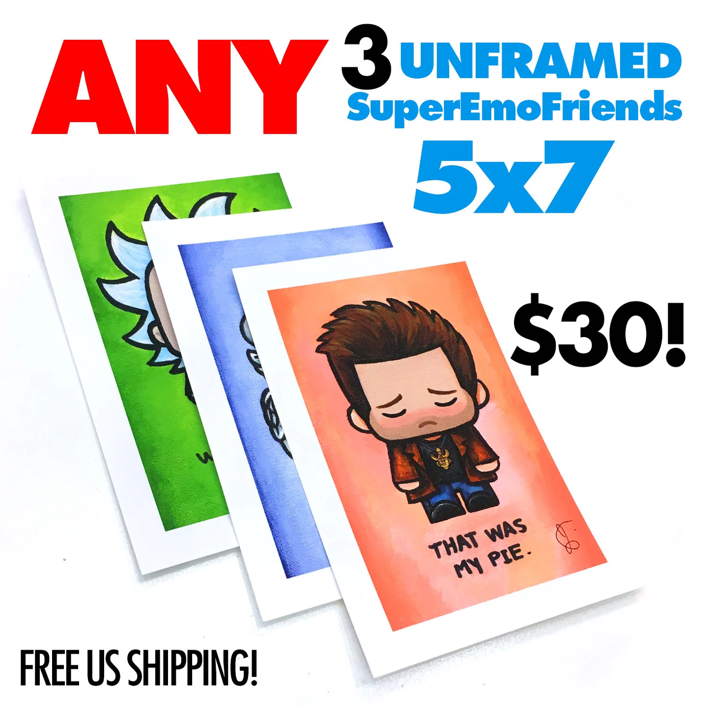 YOU CHOOSE UNFRAMED PRINTS