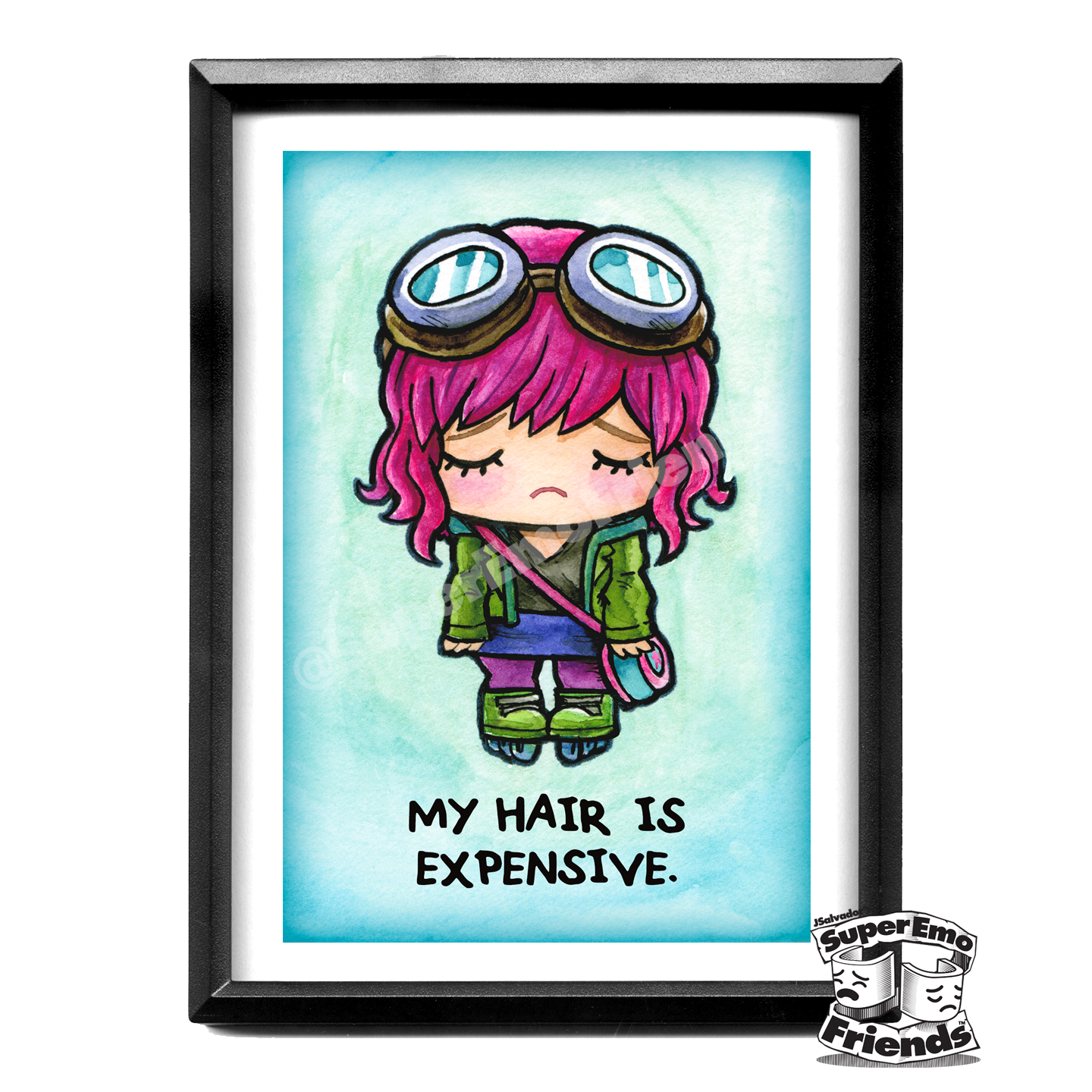 SuperEmoWamoni Framed 5x7 Print