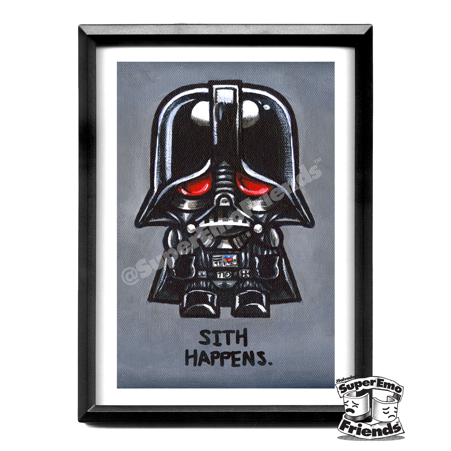 SuperEmoSithy Framed 5x7 Print