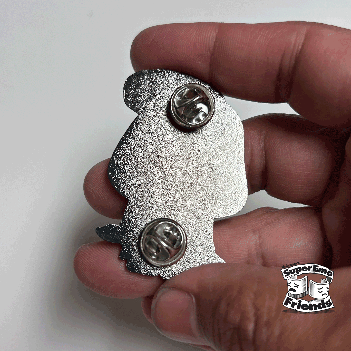 SuperEmoScreemo Enamel Pin