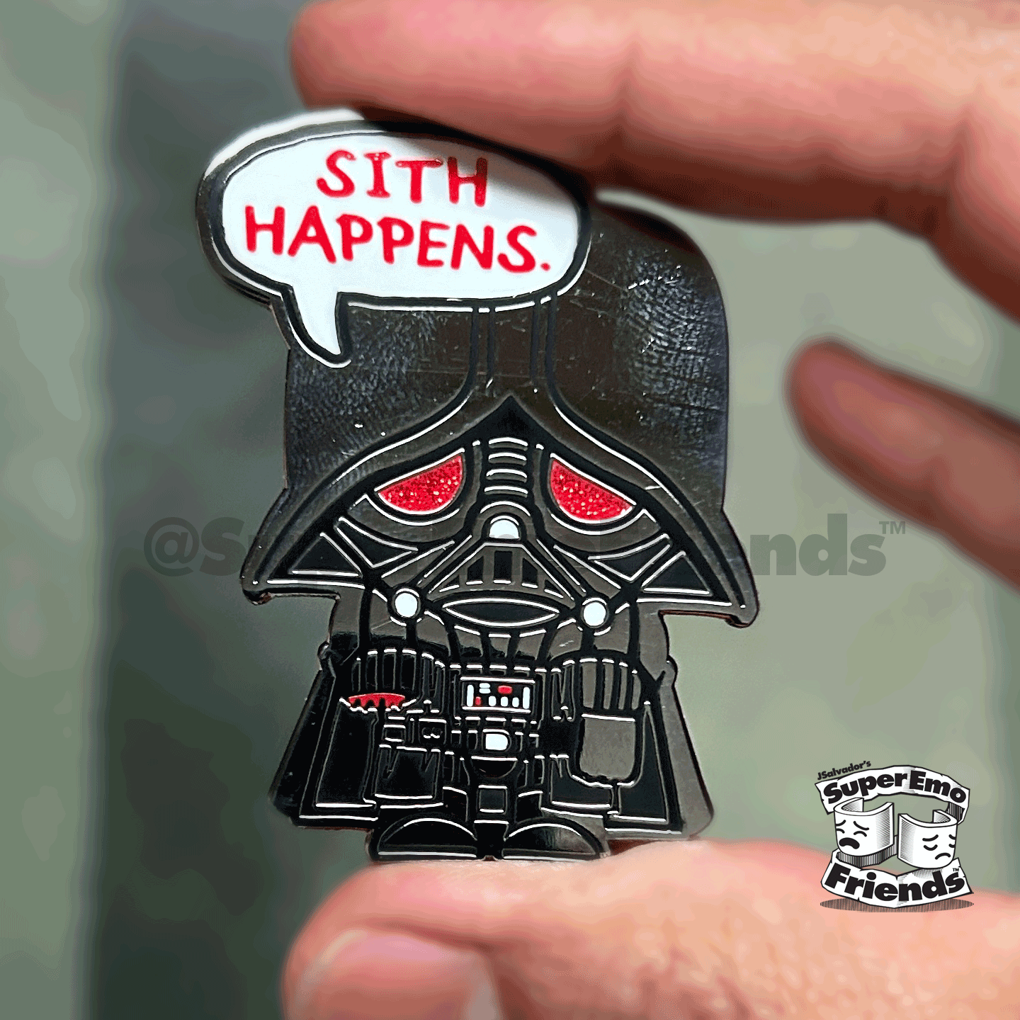 SuperEmo Sithy Enamel Pin