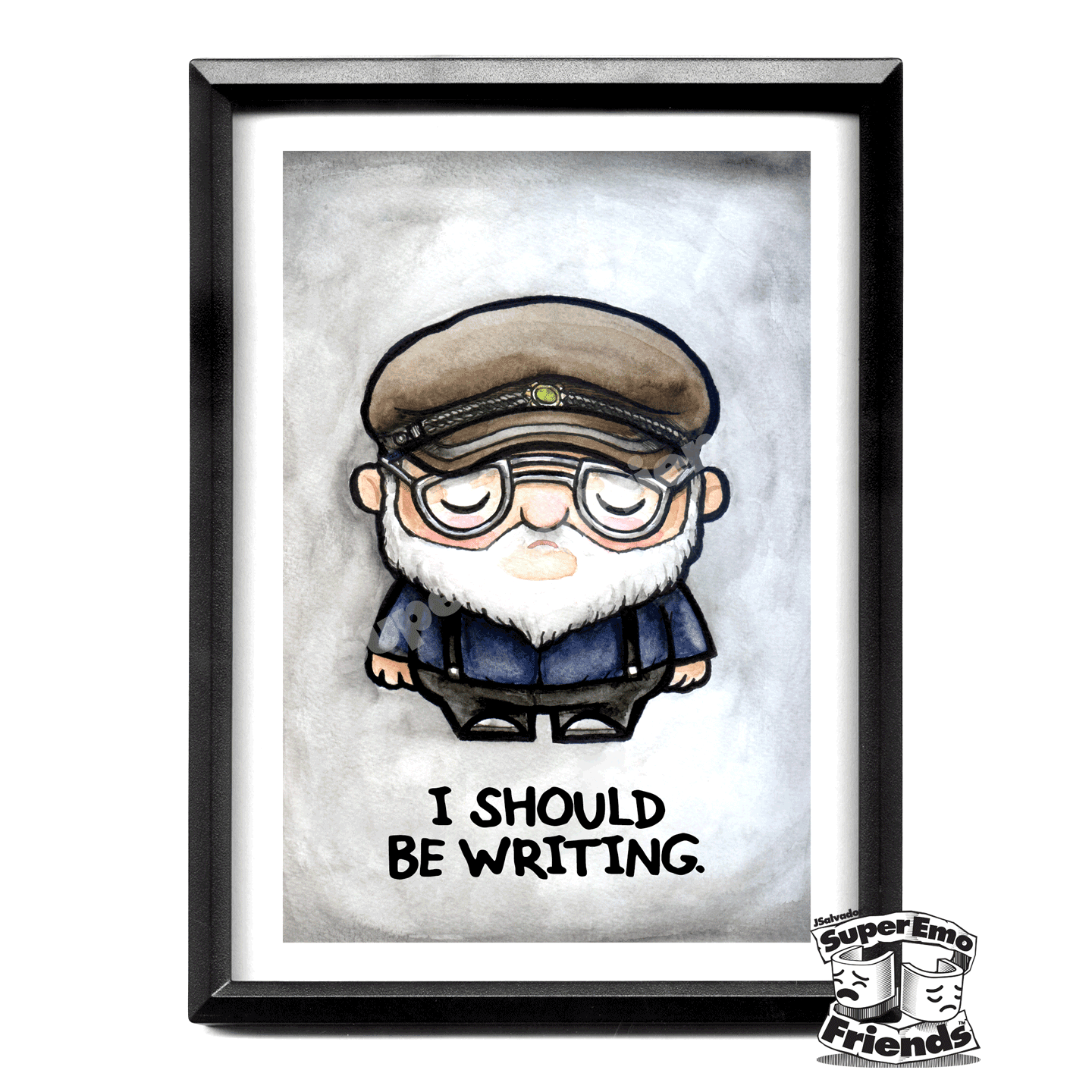 SuperEmoGrrMarty Framed 5x7 Print