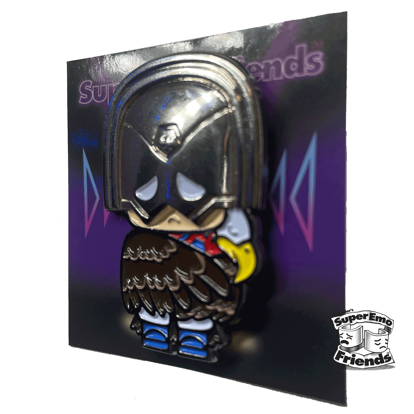 SuperEmoHugmaker Enamel Pin