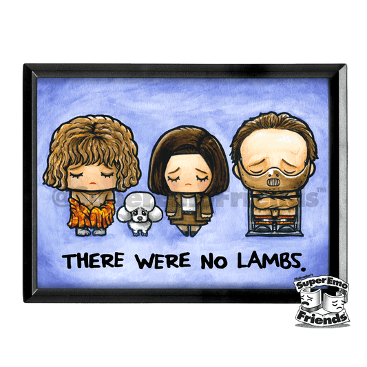 SuperEmo Lamby Framed 5x7 Print