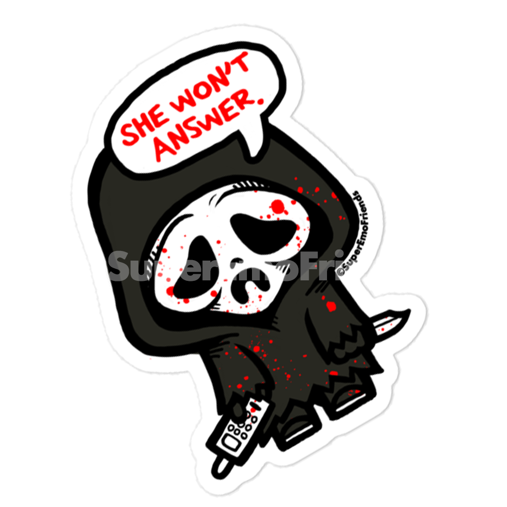 SuperEmo Screemo Sticker